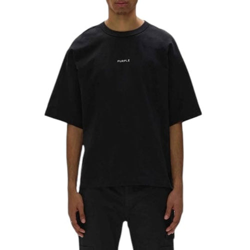 Purple Brand Arched Gothic Tee (Black) M1057-JBAG225
