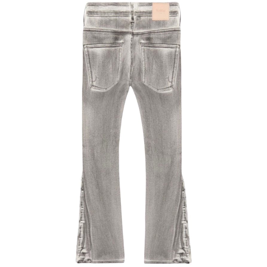 Valabasas Runner Skinny Denim Jean (White/Grey) VLBS-VJ2-1005