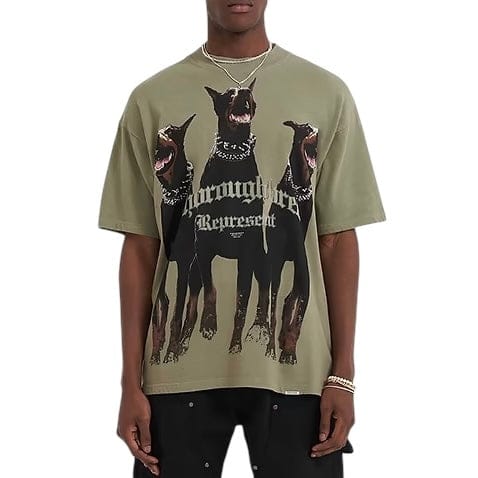 Represent Thoroughbred T Shirt (Olive Khaki) MLM41135-066