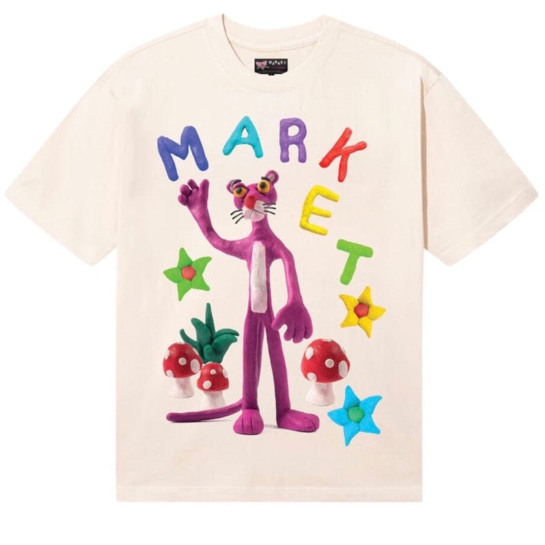 Market Pink Panther Nostalgia T Shirt (Ecru) 399001789