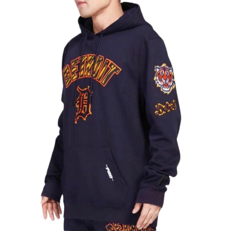 Pro Standard Detroit Tigers Animal Print Dk Po Hoodie (Midnight) LDT5312699