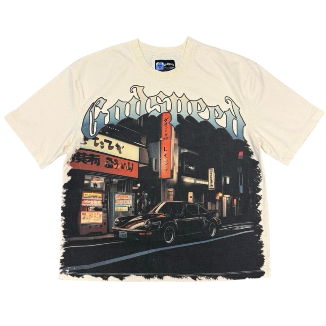 Godspeed Pit Stop: Tokyo Tee (Bone)