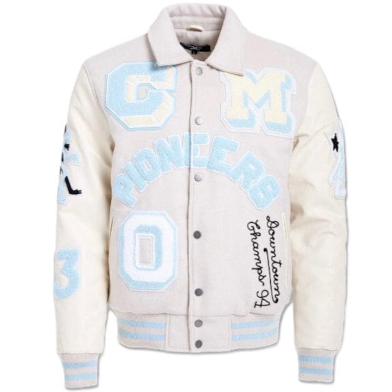 Jordan Craig Pioneers Varsity Jacket (Cream) 91650