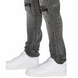 Ksubi Chitch Sinners 1999 Denim Jean (Black Stone Wash) MPF24DJ002