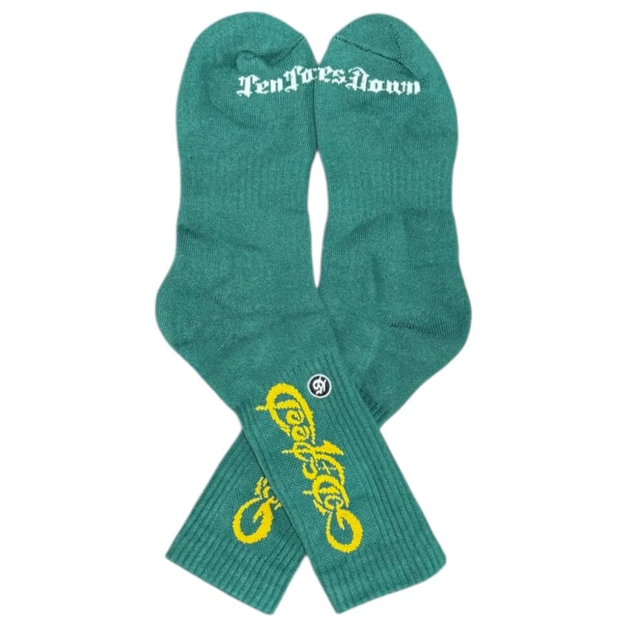 Godspeed Socks (Green/Gold)