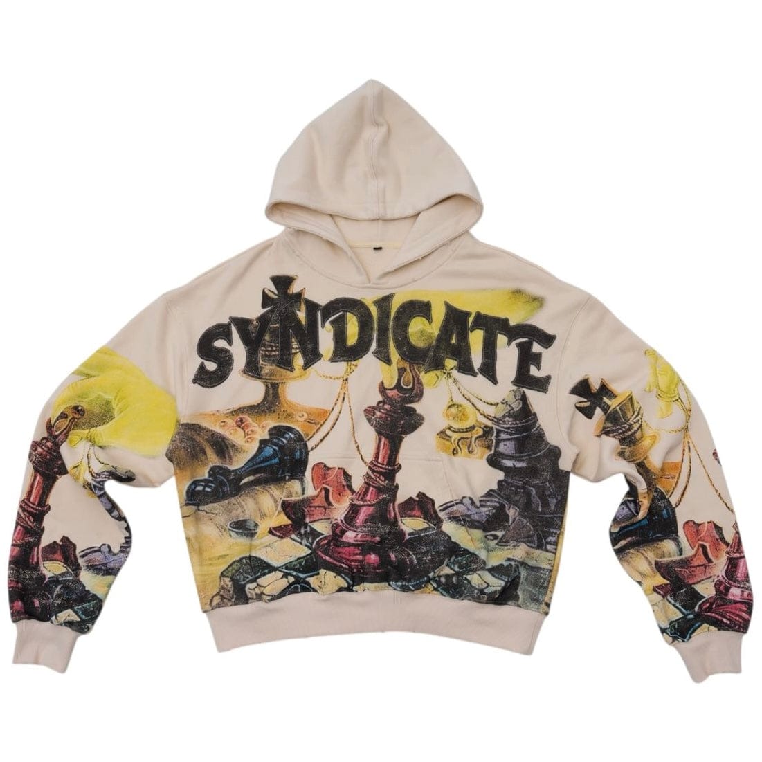 The Syndicate King Hoodie (Bone Wash)