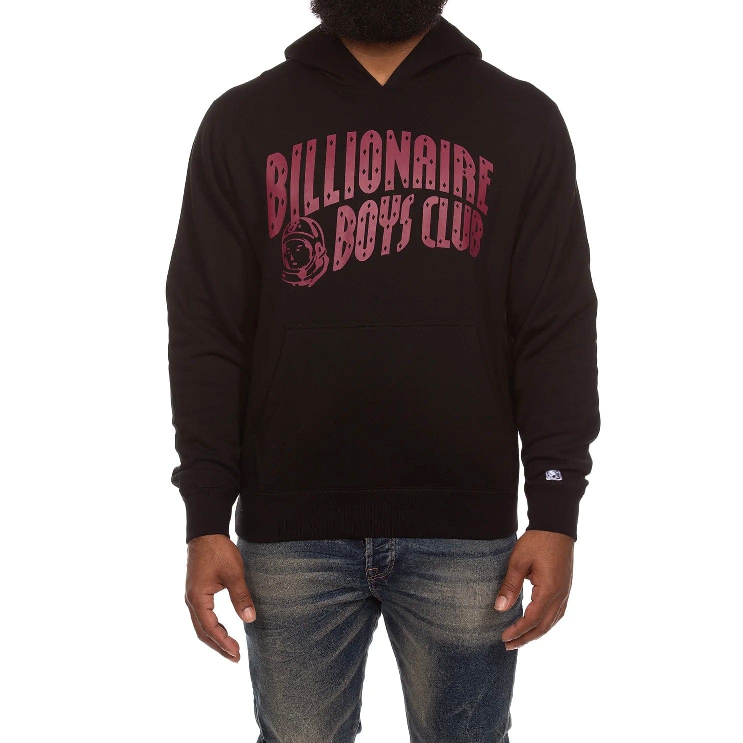 Billionaire Boys Club Clothing BB Curve Pullover Hoodie (Black) 851-9303