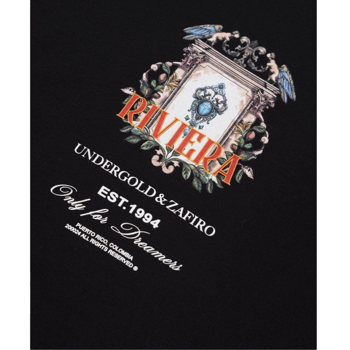 Undergold Riviera Door T Shirt (Black)