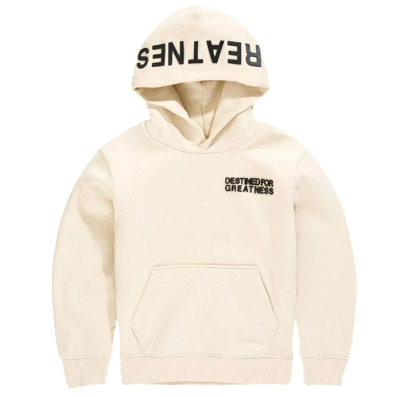 Kids Destined For Greatness Pullover Hoodie (Cream)