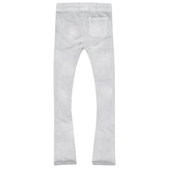 Jordan Craig Paradise Washed Stacked Sweatpants (Light Grey) 9117L