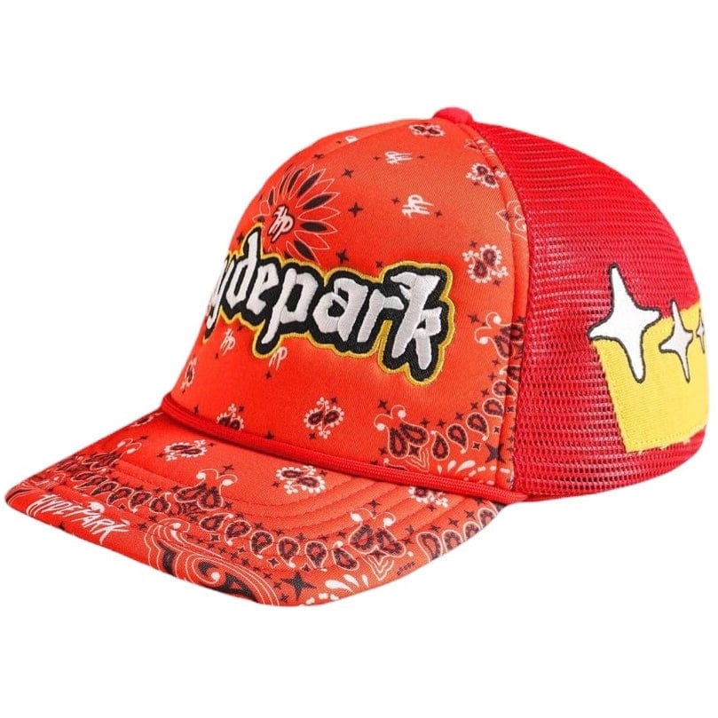 Hyde Park HP Bandana Trucker Hat (Red)