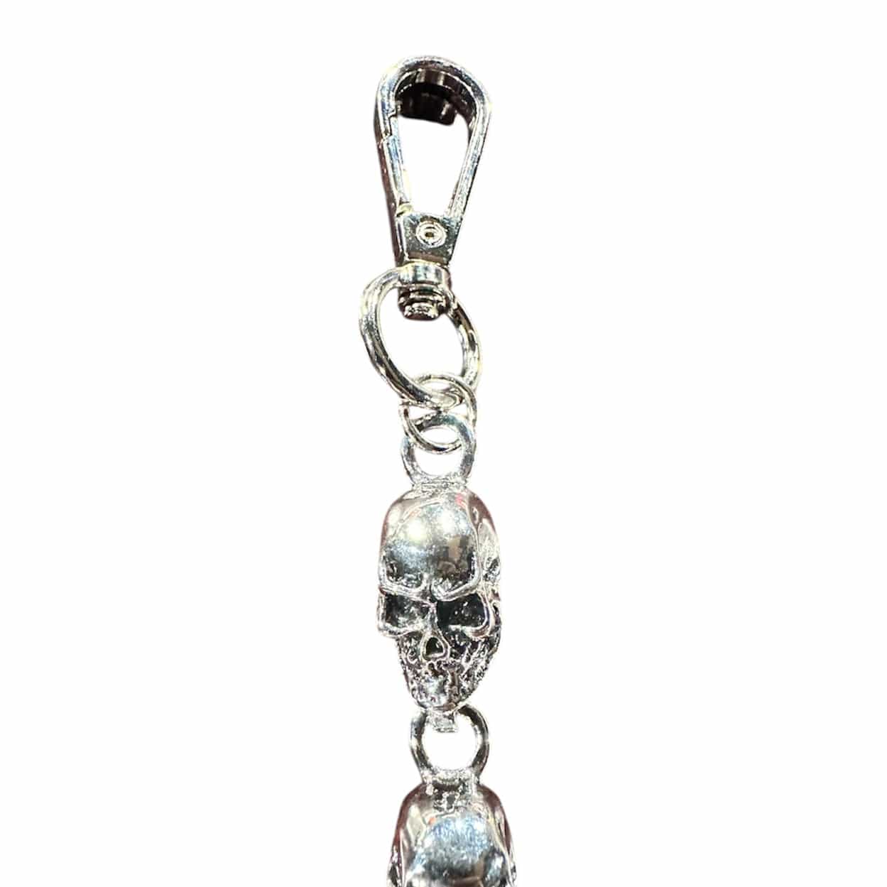 Jewelry Essentials 12mm Skull Pant Chain 22" (Silver) BKC-130S
