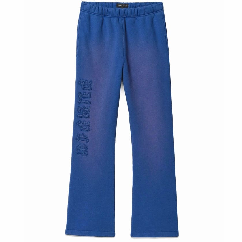 Purple Brand Gothic Applique Sweatpants (Mazarine Blue) P459-HMBA424