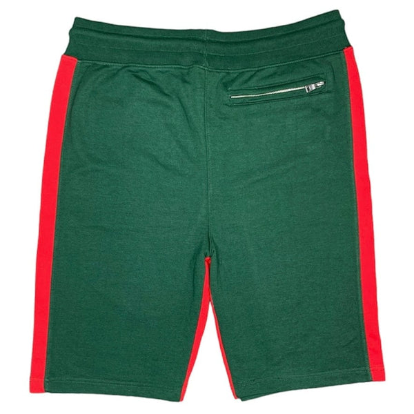 Jordan Craig Striped Fleece Short (Green) - 8291S