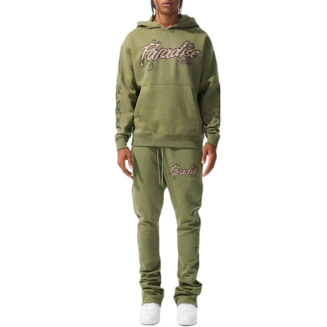 Jordan Craig Paradise Tour Pullover Hoodie (Sage) 8241H