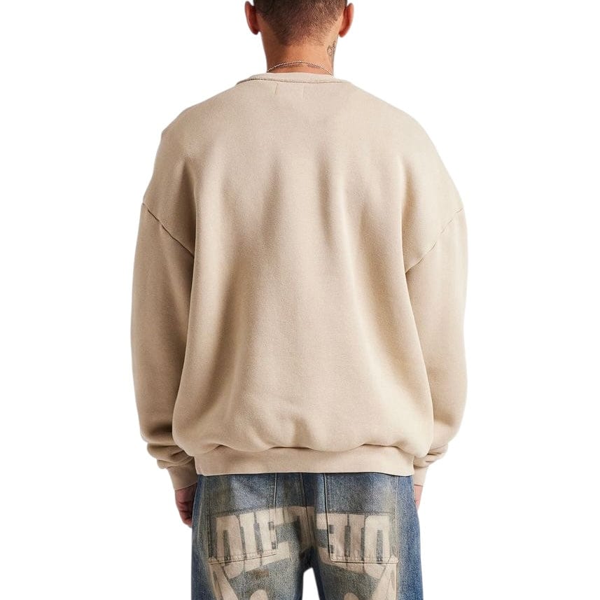 Diet Starts Monday Jumbo Crewneck Sweatshirt (Taupe)