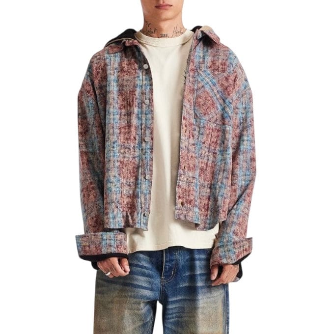 Diet Starts Monday Eagle Hooded Flannel (Acid Washed)