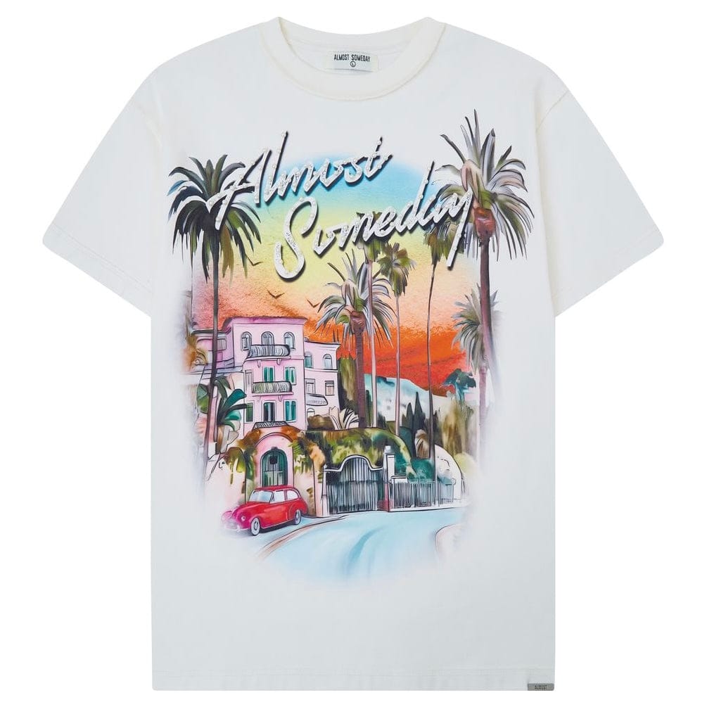 Almost Someday Hollywood Tee (Cream) AS-S26-061