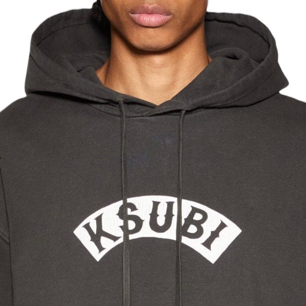 Ksubi Baddies Biggie Hoodie (Faded Black) MFA24FL018