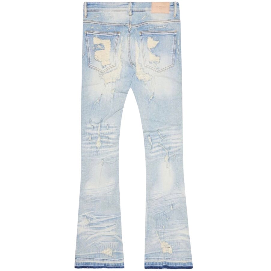 Valabasas Tearaway Stacked Denim Jean (Light Blue Wash) VLBS22101623