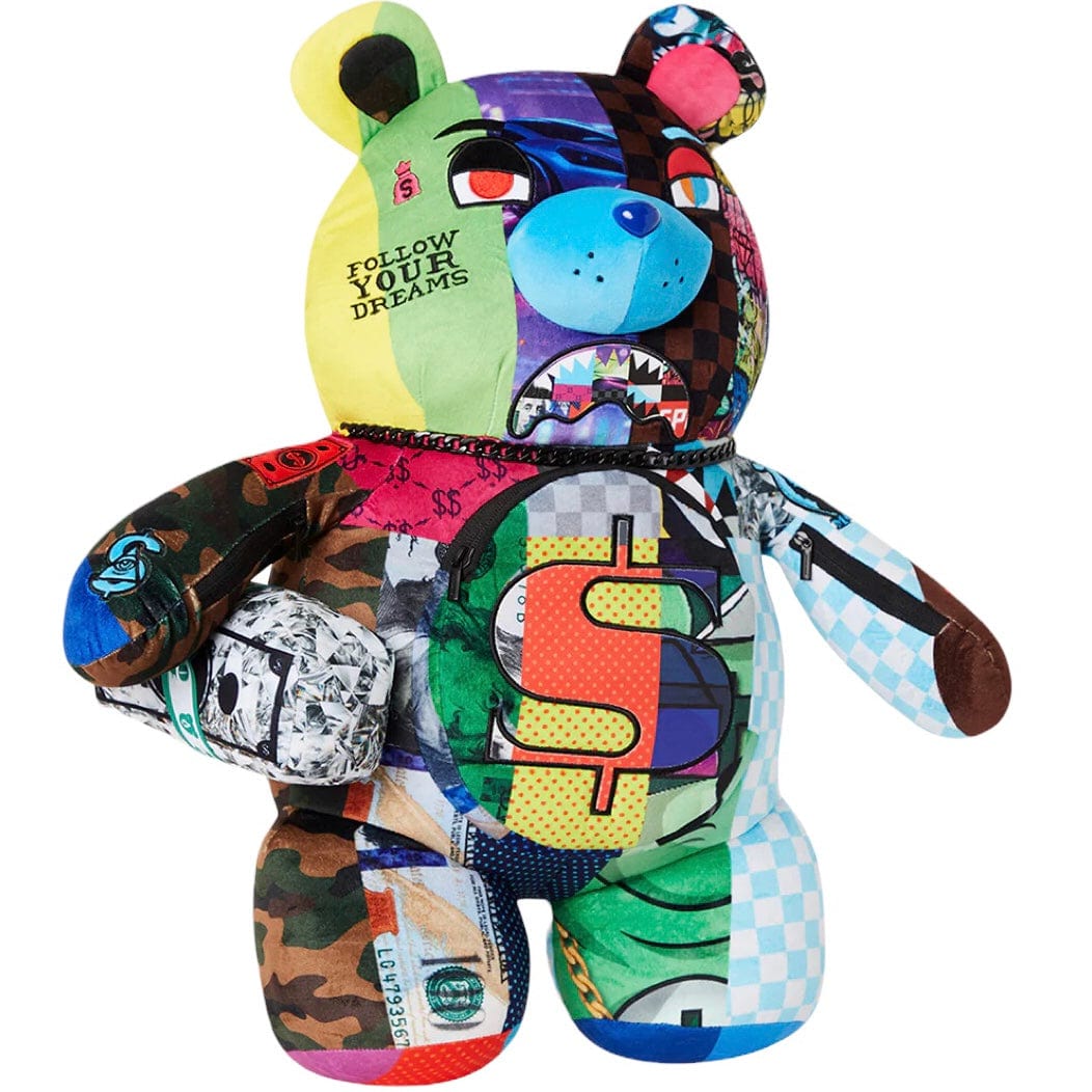 Sprayground Shark Masterpieces Moneybear Teddybear Backpack