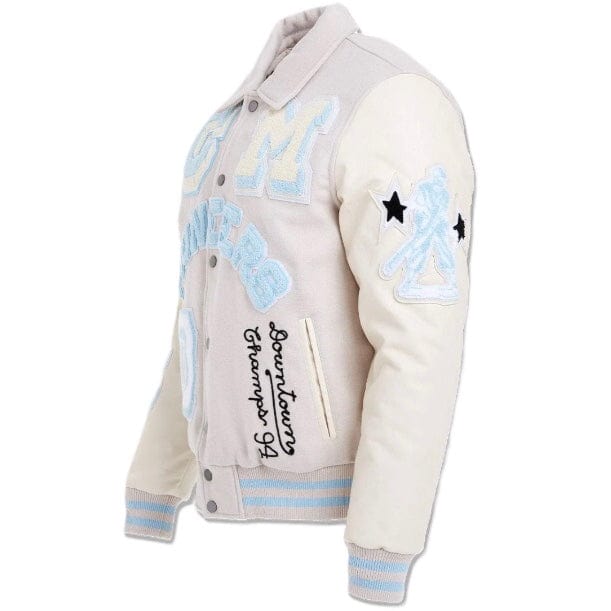 Jordan Craig Pioneers Varsity Jacket (Cream) 91650