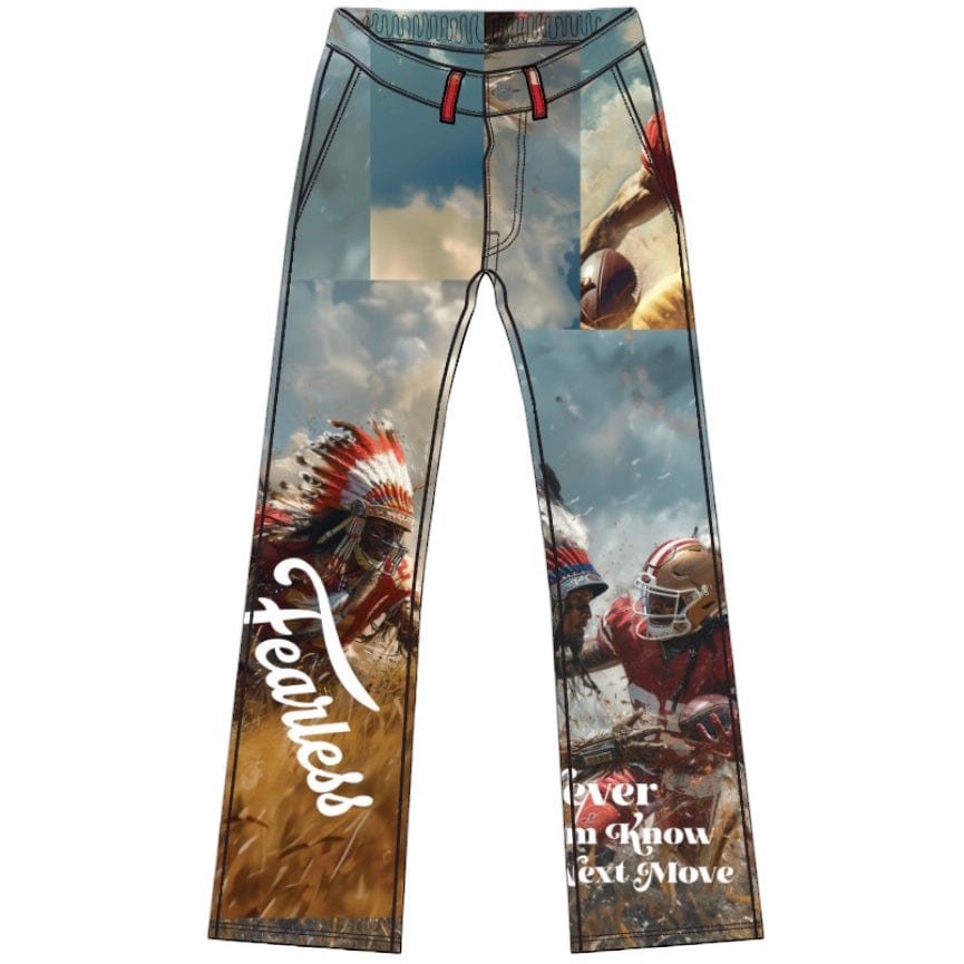 Majestik Football Tapestry Jacquard Long Pants (Beige) TA2420