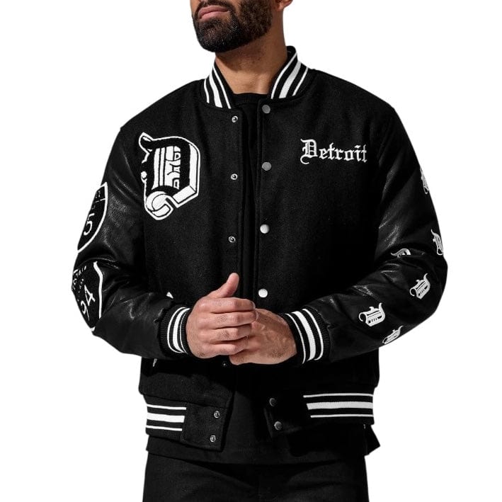 Jordan Craig 313 Varsity Jacket (Black) 91655
