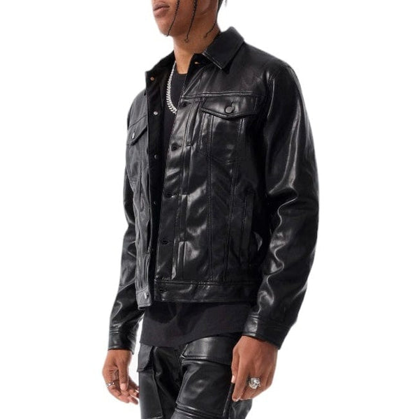 Jordan Craig Thriller Trucker Jacket (Black) JJ1218