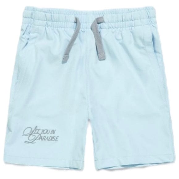 Boys Jordan Craig Oakland Mechanic Short & Shirt Set (Sky) 2061B-2061SB