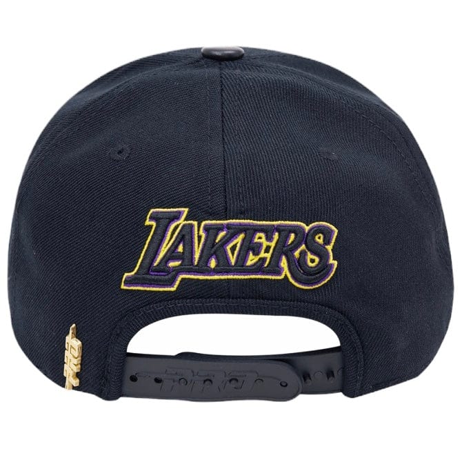 Pro Standard Nba Los Angeles Lakers Classic Logo Snapback Hat (Black)