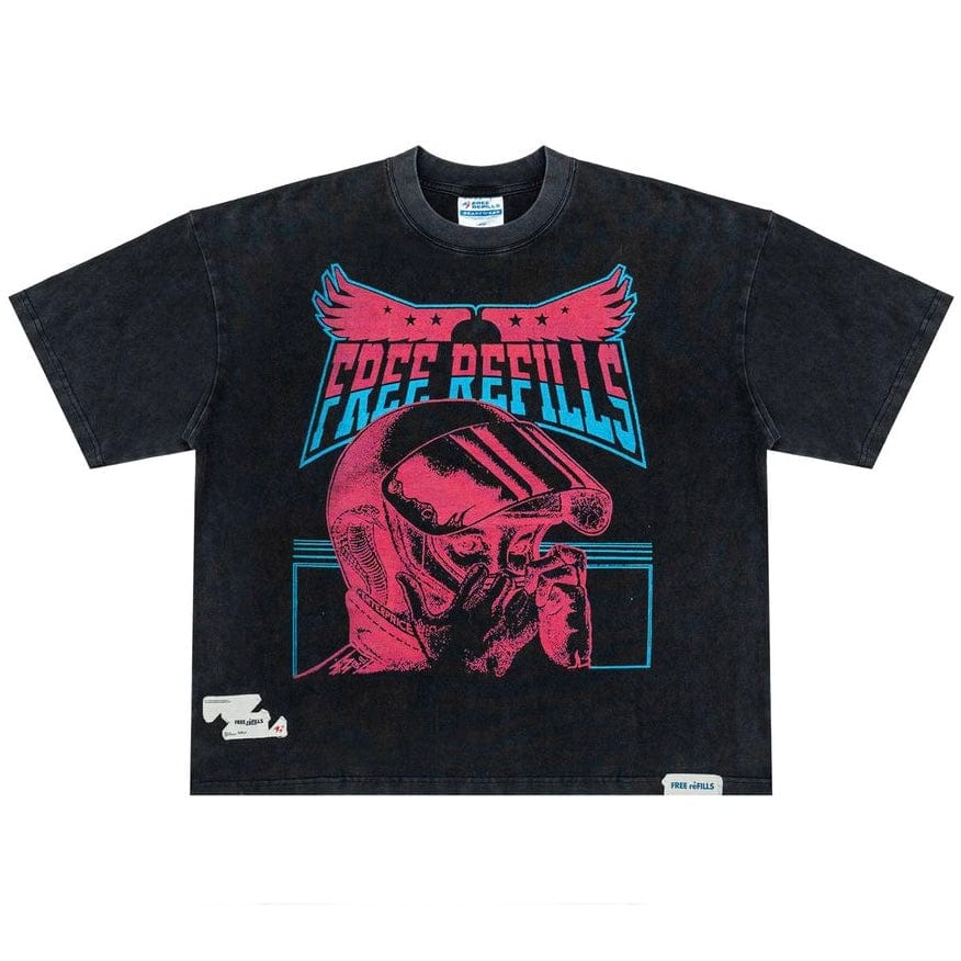 Free Refills Racer Tee (Black) FR-F25-010