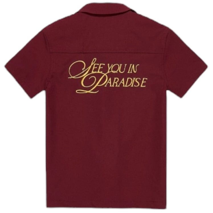 Boys Jordan Craig Oakland Mechanic Short & Shirt Set (Wine) 2061B-2061SB
