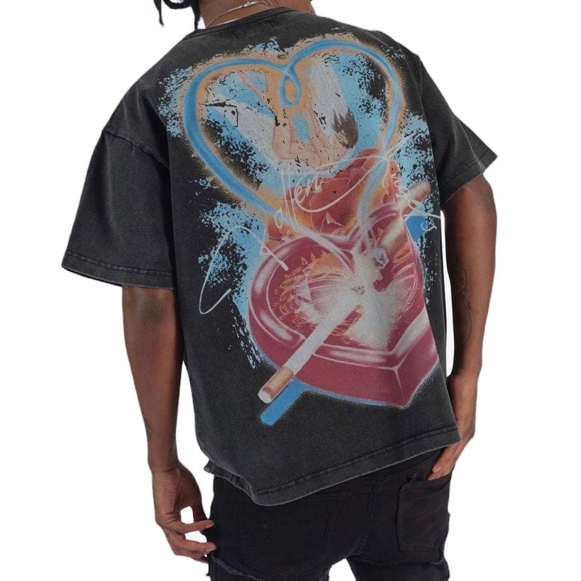 Sugar Hill  "Fallen" T Shirt Black Vintage SH25-SPR1-56