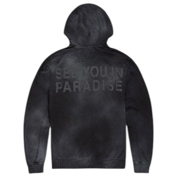 Jordan Craig Paradise Washed Pullover Hoodie (Vintage Black) 9117H