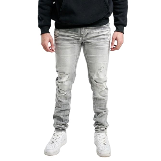 Spark Slim Fit Stretch Jean (Gray) S4403