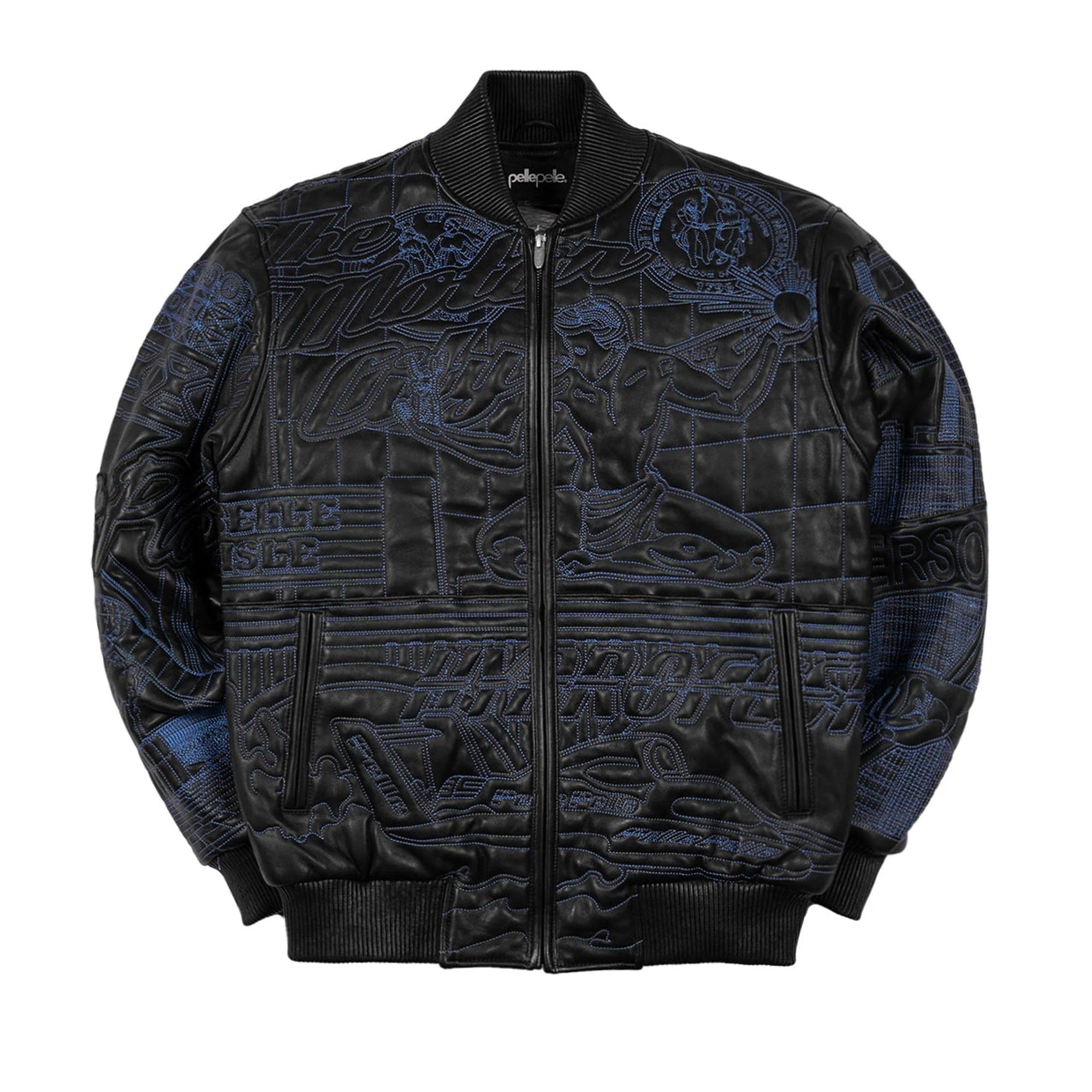 Pelle Pelle Motown Jacket (Black/Blue)