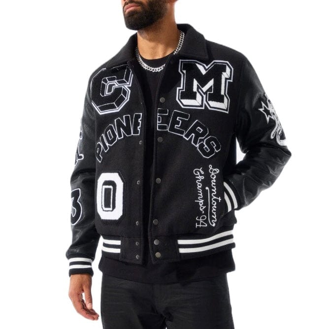 Jordan Craig Pioneers Varsity Jacket (Black) 91650