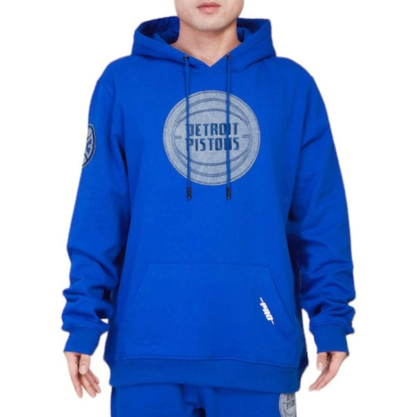 Pro Standard Detroit Pistons Varsity Blues Fleece Hoodie (Royal Blue)