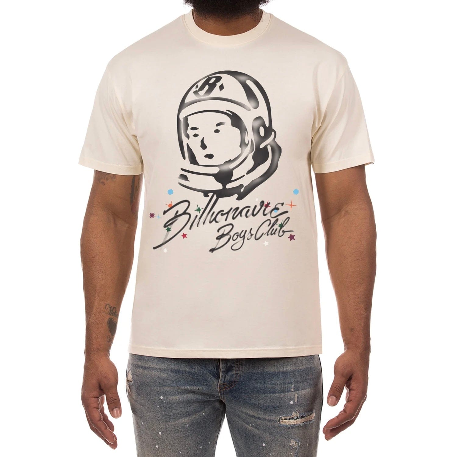 Billionaire Boys Club BB Helmet SS Tee (Whisper White) 851-9209