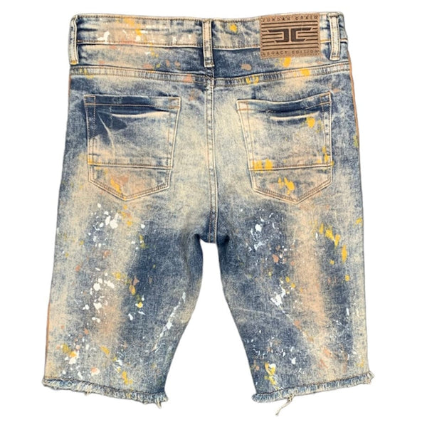 Kids Jordan Craig Summertime Striped Denim Shorts (Sandstone) J3175SB