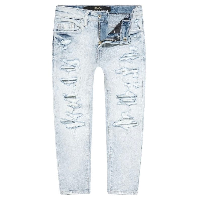 Kids Jordan Craig Stratosphere Light Washes Denim (Iced Blue) JS2310K