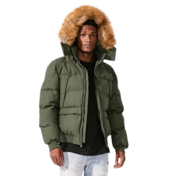 Jordan Cross Bay Bomber Jacket (Army Green) 91615