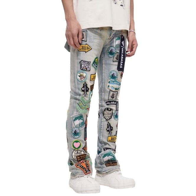Valabasas Axis Stacked Denim (Light Blue) VLBS-VJ3-1109