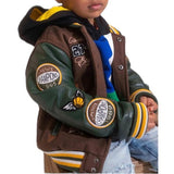 Boys Jordan Craig Star Eagles Varsity Jacket (Mission) 91617B
