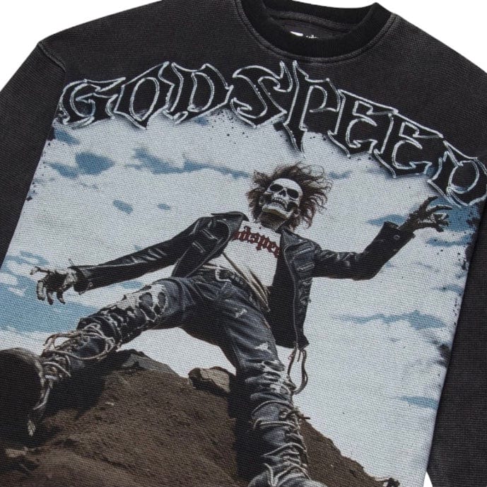 Godspeed Rocker Thermal LS T-Shirt (Black Wash)