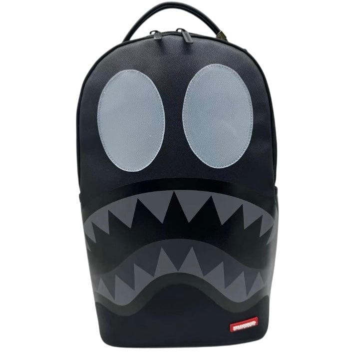 Sprayground Black Removable Eyes DLXSV Backpack