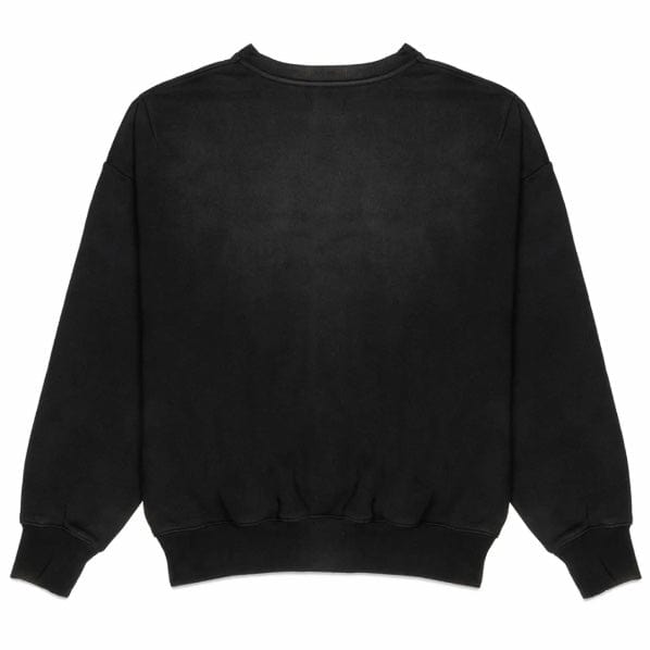 Purple Brand Outline Hwt Fleece Crewneck (Black) P402-HBBO124