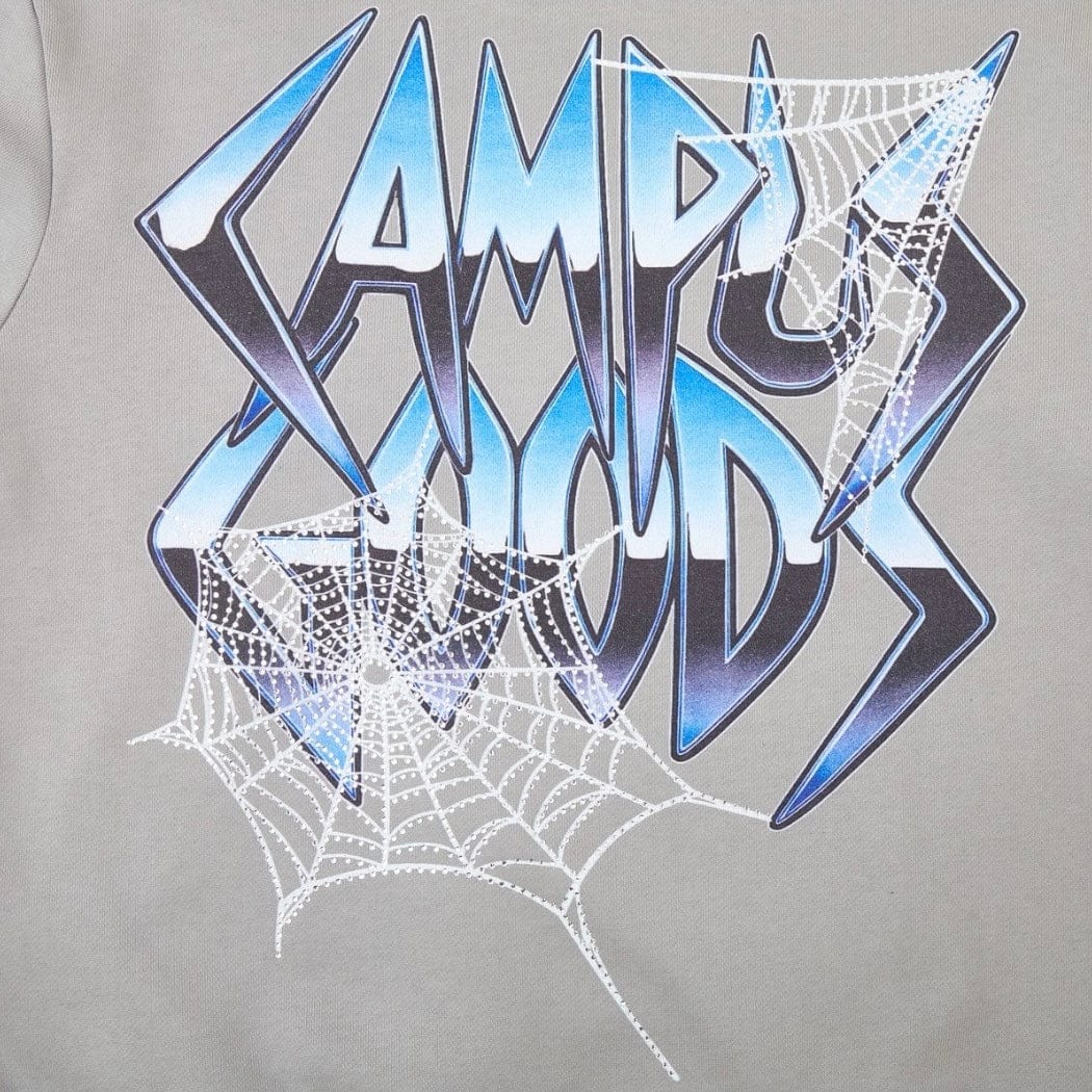 Campus Goods Broken Web Hoodie (Grey) CG-H25-034