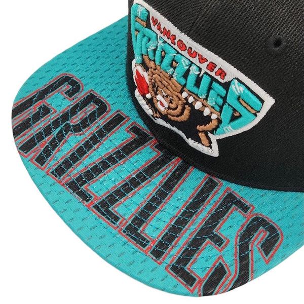 Mitchell & Ness Nba Vancouver Grizzlies Snapshot Hwc Snapback (Black/Teal)